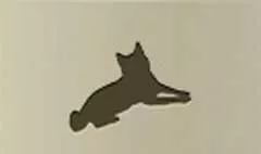 イヌのシルエット