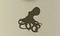 タコのシルエット