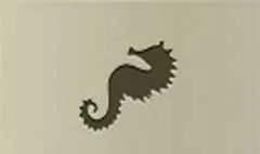 タツノオトシゴのシルエット