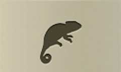 Chameleon silhouette