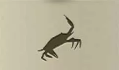 カニのシルエット
