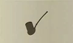 茶道用のひしゃくのシルエット