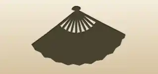 Hand Fan silhouette