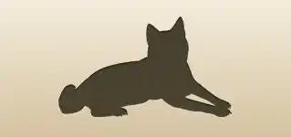 Dog silhouette