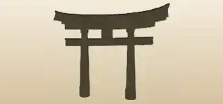 Torii silhouette