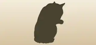 Cat silhouette