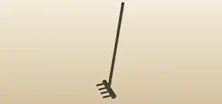 Rake silhouette