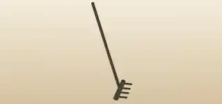 Rake silhouette