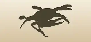 Crab silhouette