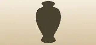 Vase silhouette