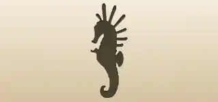 Seahorse silhouette