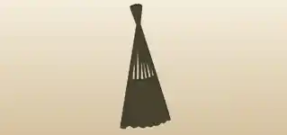 Hand Fan silhouette