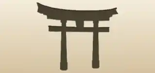 Torii silhouette