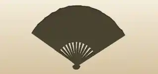 Hand Fan silhouette