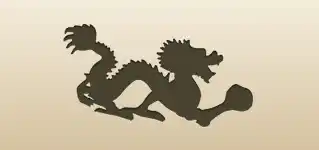 Dragon silhouette