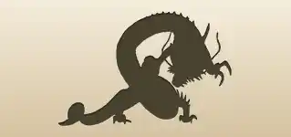Dragon silhouette
