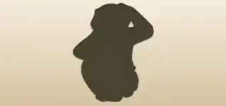 Monkey silhouette