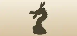 Dragon silhouette