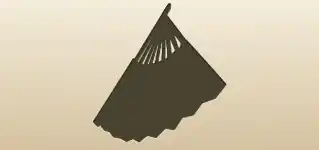Hand Fan silhouette