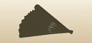 Hand Fan silhouette