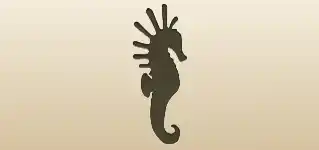 Seahorse silhouette