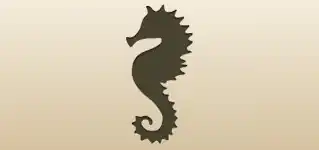 Seahorse silhouette