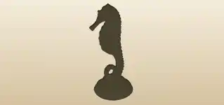 Seahorse silhouette