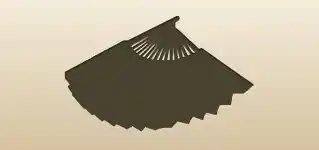 Hand Fan silhouette