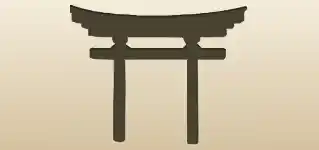 Torii silhouette