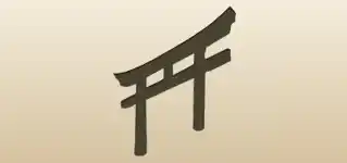 Torii silhouette