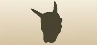 Mask silhouette