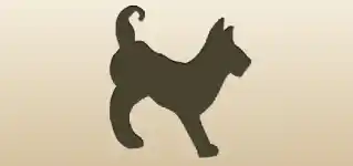 Dog silhouette