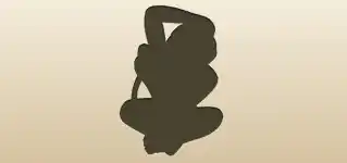 Monkey silhouette