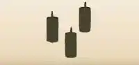 Candles silhouette