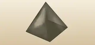 Pyramid silhouette