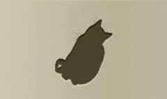 ネコのシルエット