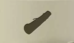 巻き物のシルエット