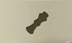ろうそく立てのシルエット