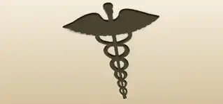 Caduceus silhouette