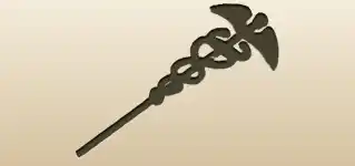Caduceus silhouette