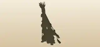 Dried Flowers silhouette