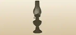 Lamp silhouette