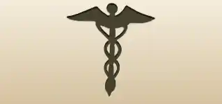 Caduceus silhouette