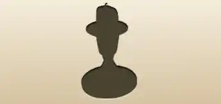 Candlestick silhouette