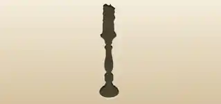Candlestick silhouette