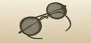 Eyeglasses silhouette