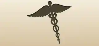 Caduceus silhouette