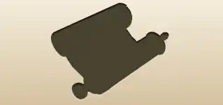 Scroll silhouette