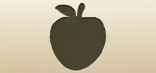 Apple silhouette