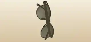 Eyeglasses silhouette